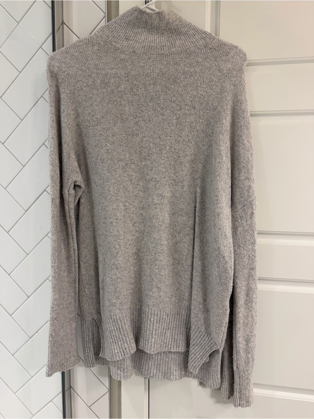 Abercrombie & Fitch Light Gray Turtleneck Sweater Size XXS
